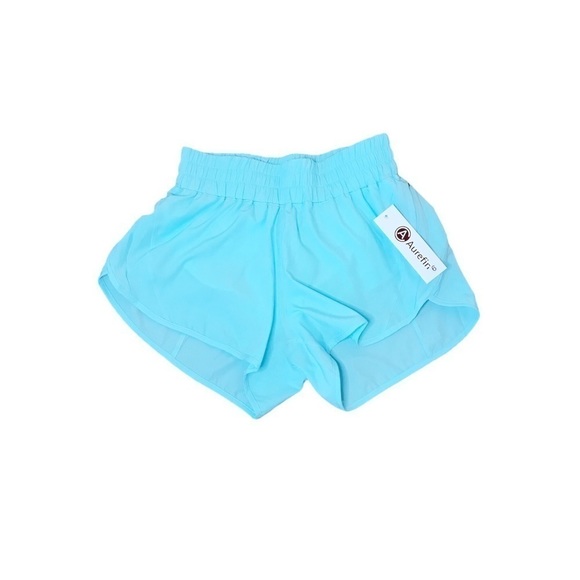 Aurefin Light Blue Athletic Shorts NEW - Picture 1 of 10